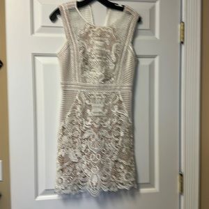 Cream colored lace dress